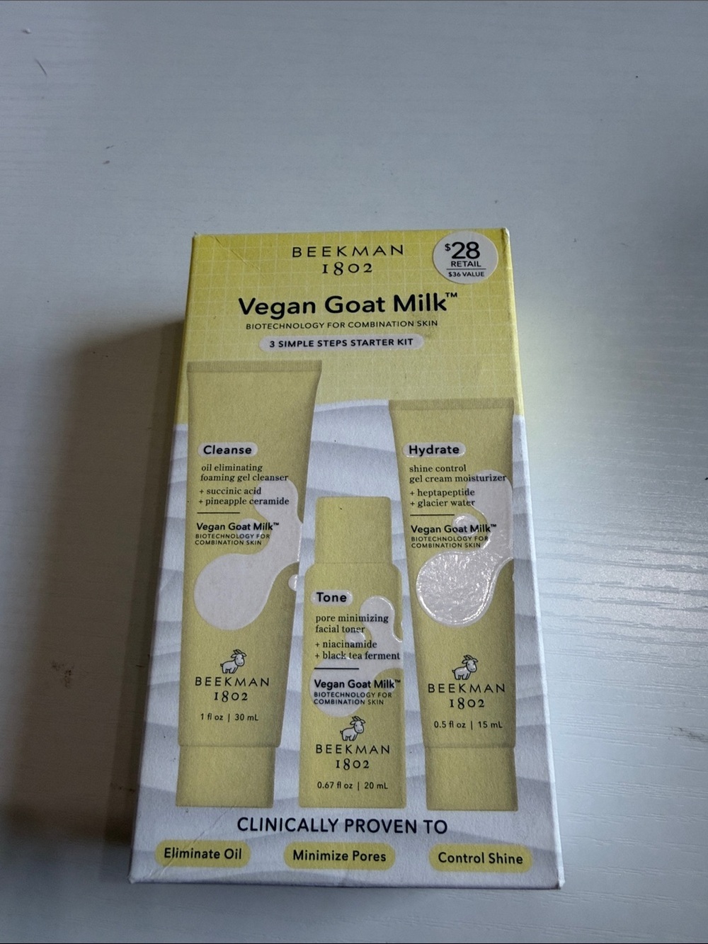Beekman 1802 Vegan Goat Milk 3-Step Starter Kit - New